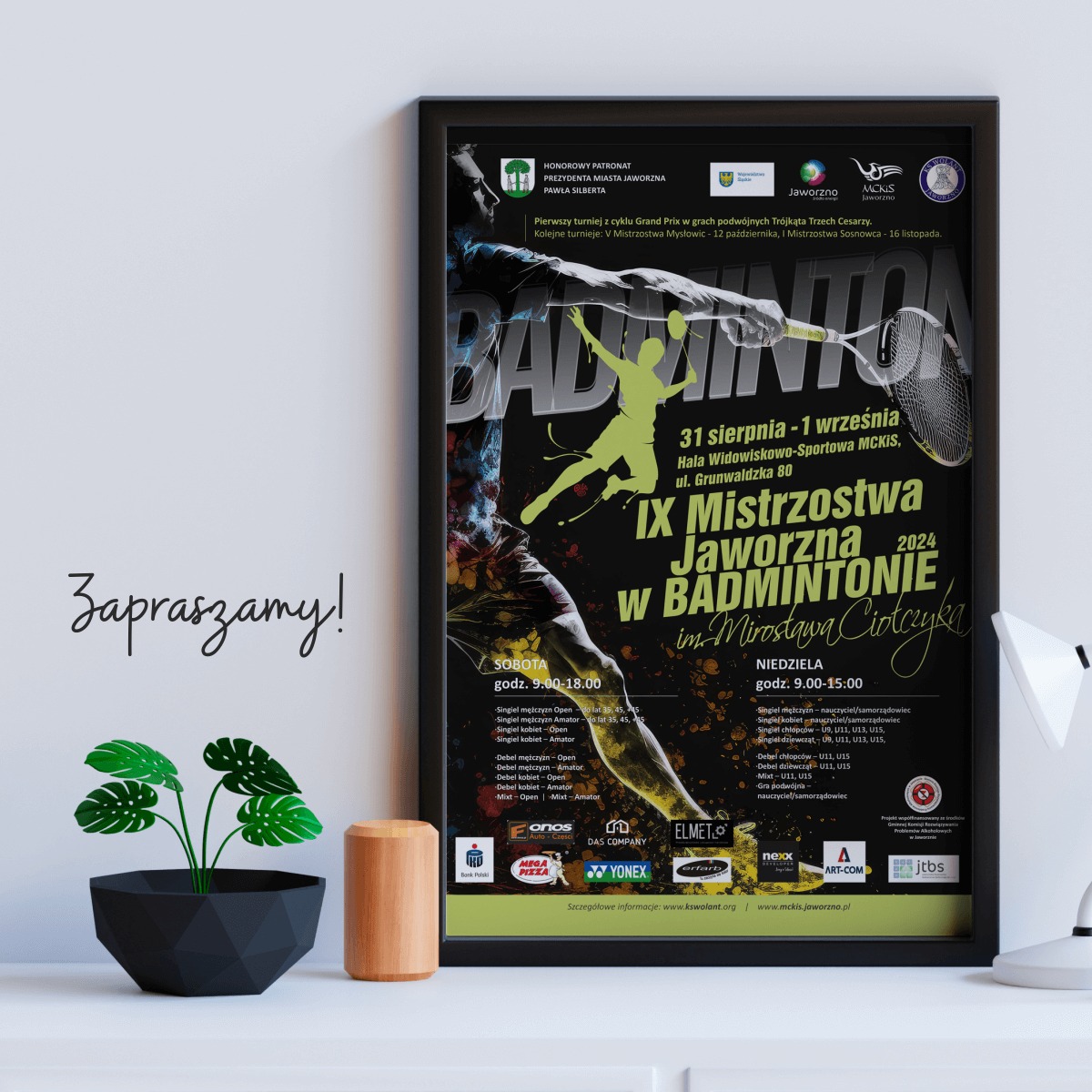 NEXX Developer po raz kolejny wspiera IX Mistrzostwa Jaworzna w Badmintonie im. Mirosława Ciołczyka