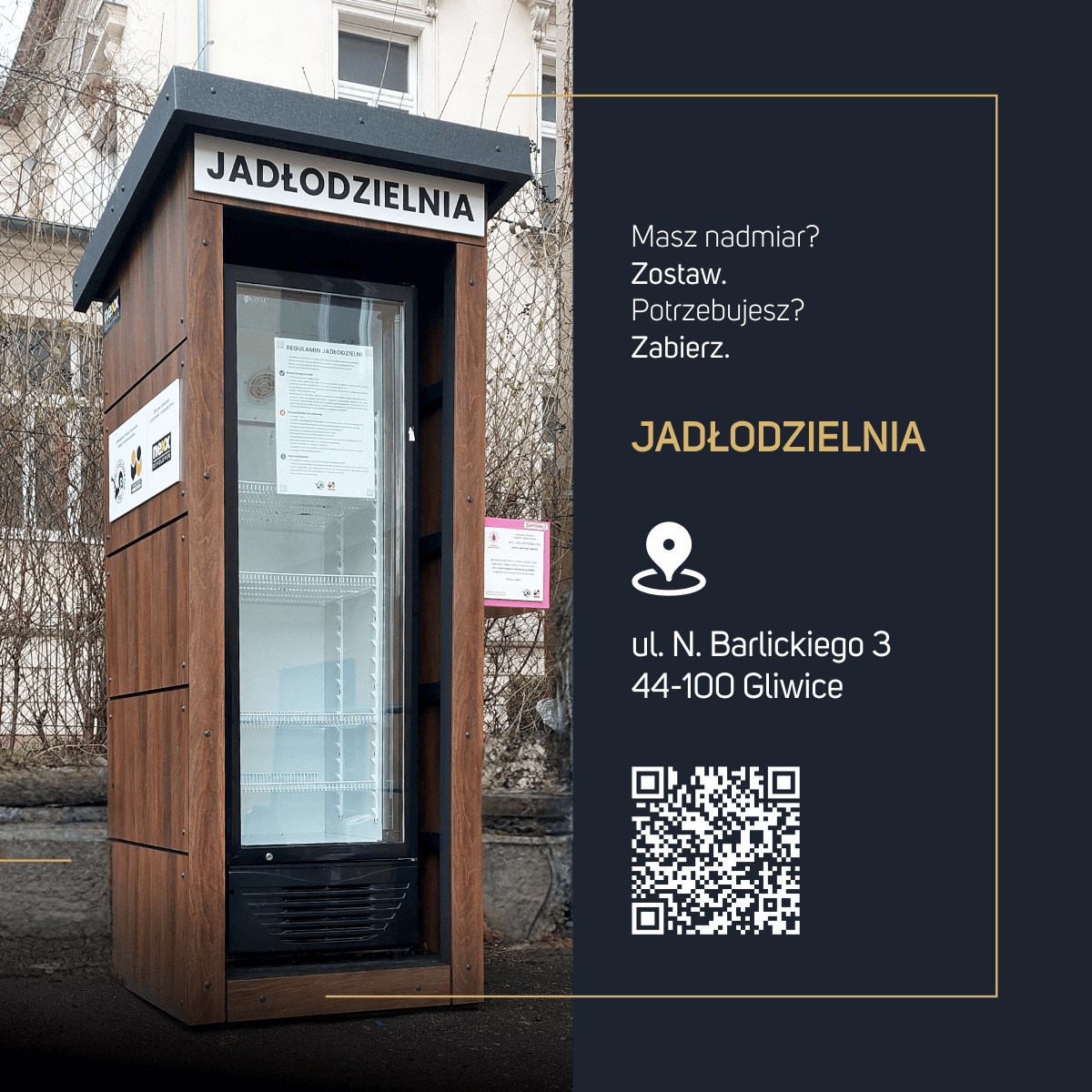 Jadłodzielnia Gliwice – miejsce, gdzie nadmiar jedzenia trafia do potrzebujących